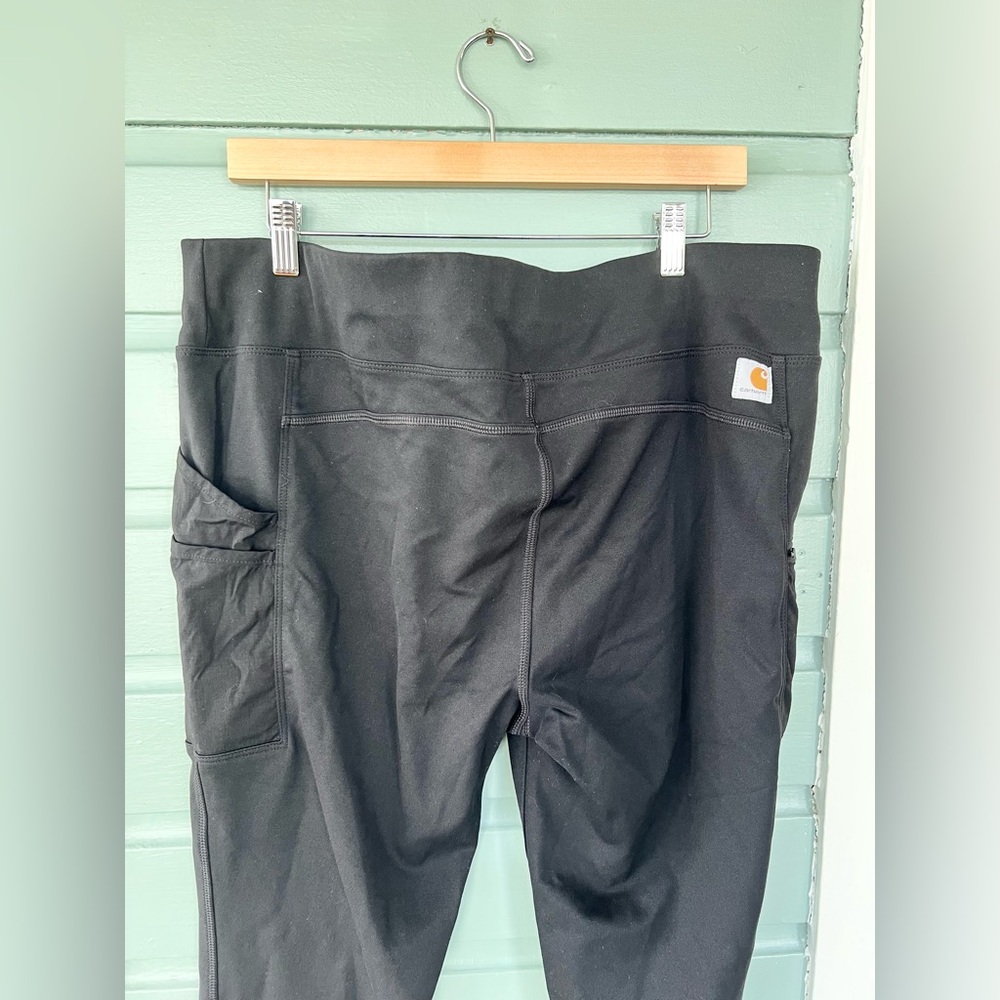 Carhartt XLT Women's fitted Force Utility Legging Black work farming fall - Picture 4 of 11